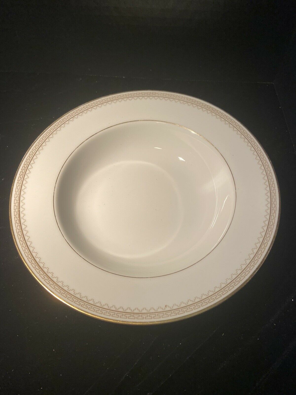 1930s Heinrich &co Selb Bavaria 1 Bowl With Gold And Greek Key Trim 71/2”