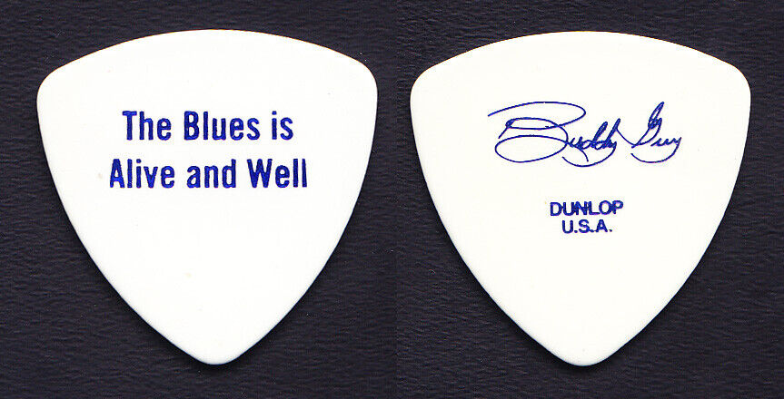 Buddy Guy Signature The Blues Is Alive And Well White Guitar Pick - 2018 Tour