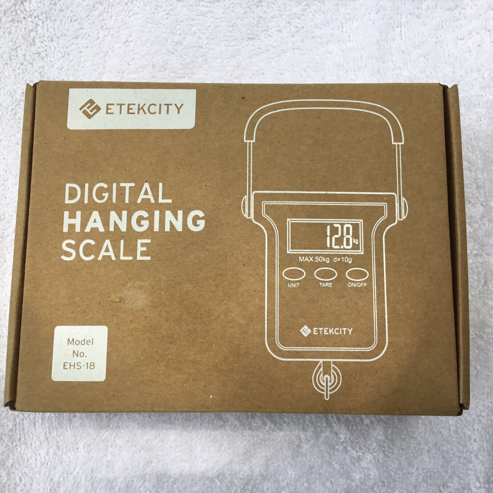 Etekcity Digital Hanging Luggage Scale Model Number Ehs-18. 110 Lb Capacity