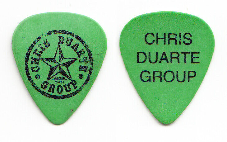 Vintage Chris Duarte Group Chris Duarte Concert-used Guitar Pick - 1990s Tours