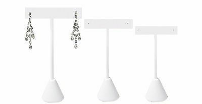 Earring Display Jewelry Stand T Bar Display Durable Earring Stand White Display