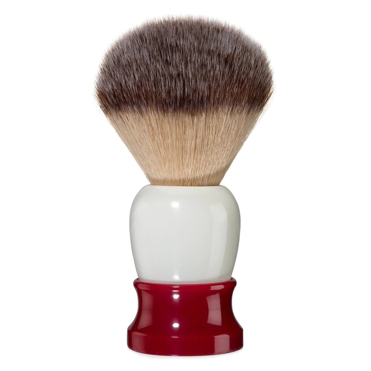Fine Accoutrements Classic Shave Brush Red/white  New - Open Box
