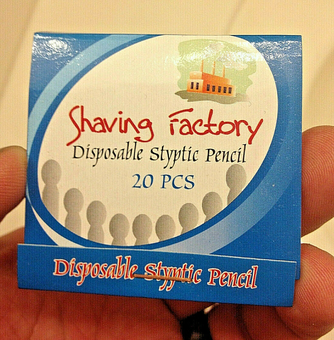 Shaving Factory Disposable Styptic Pencil 20pc. ( 3 Pks )