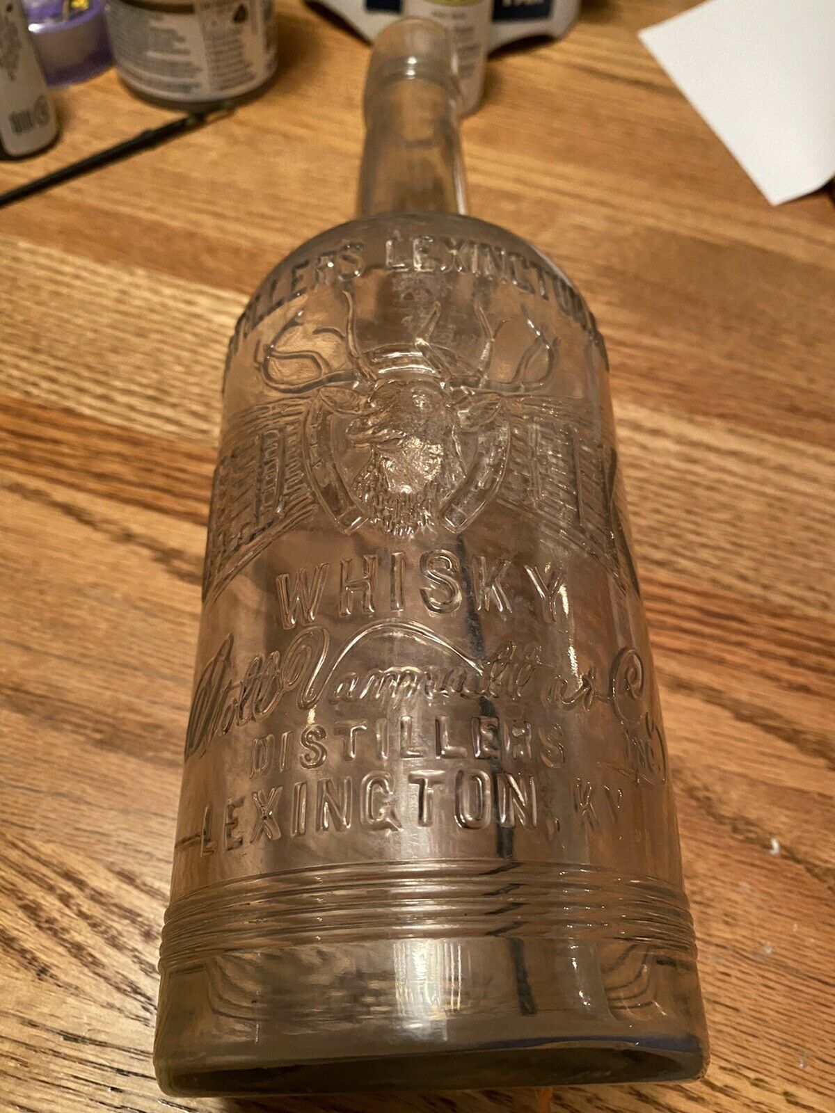 Old Elk Whiskey Bottle Stroll , Vannatta & Co. Lexington Ky.