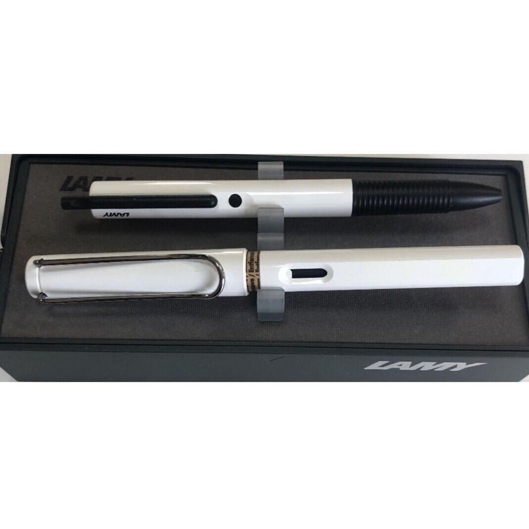 Lamy Ballpoint Pen & Fountain Pen White Axis Free Shipping From Japan