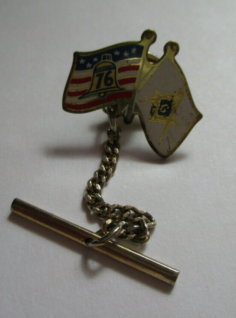 Vintage Masonic 1976 Spirit Of 76 Tie Tack Pin