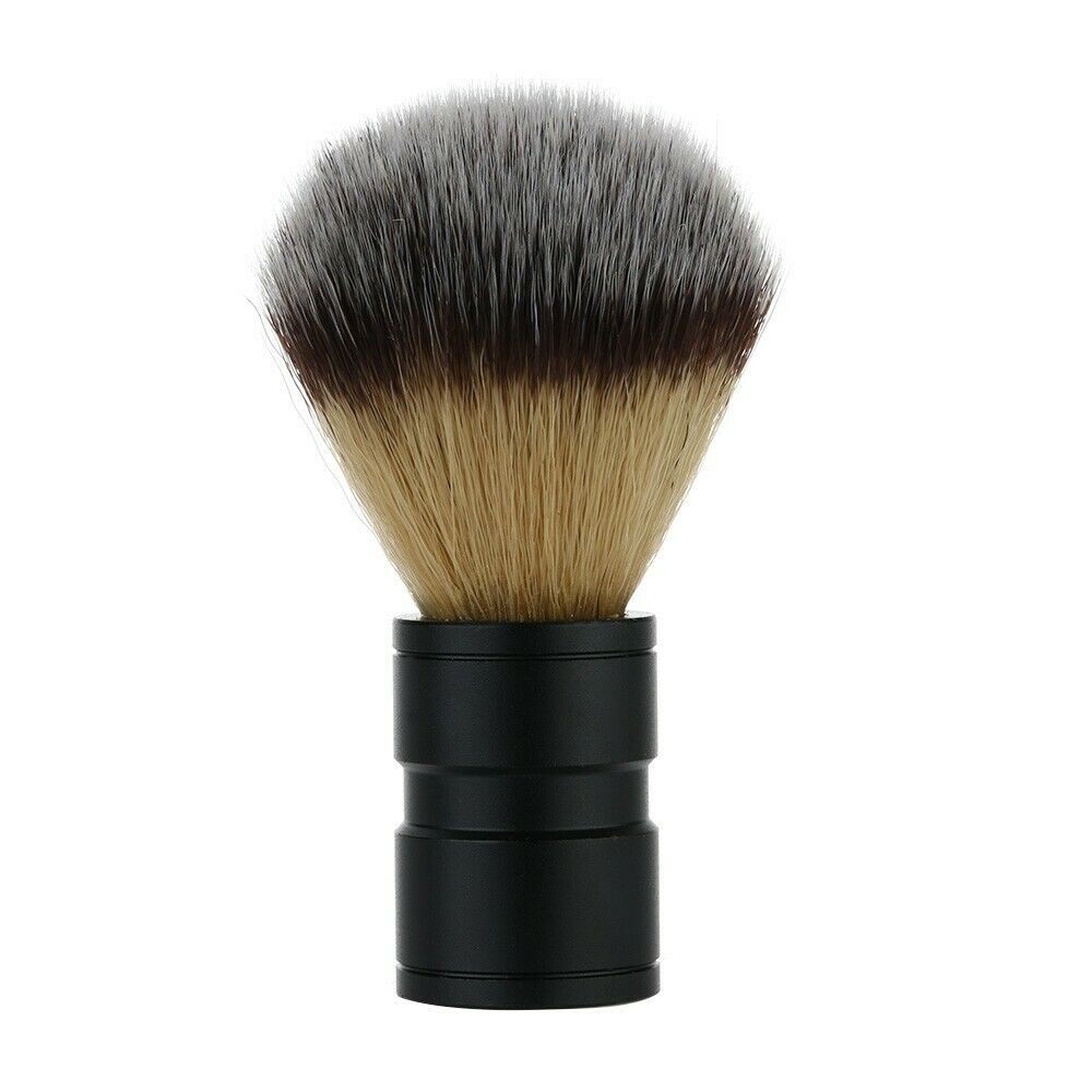Men Nylon Shaving Brush Metal Aluminum Oxide Handle Razor Set Male Beard Face