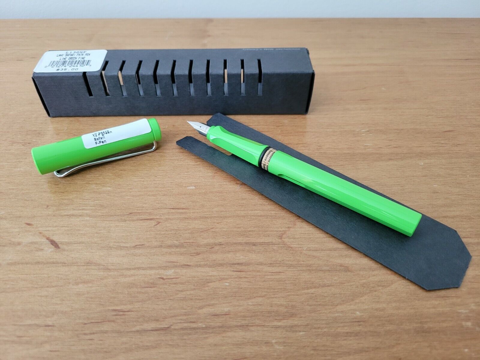 Lamy Safari Lime Green Fountain Pen L13gnf (fine Nib) - New In Box