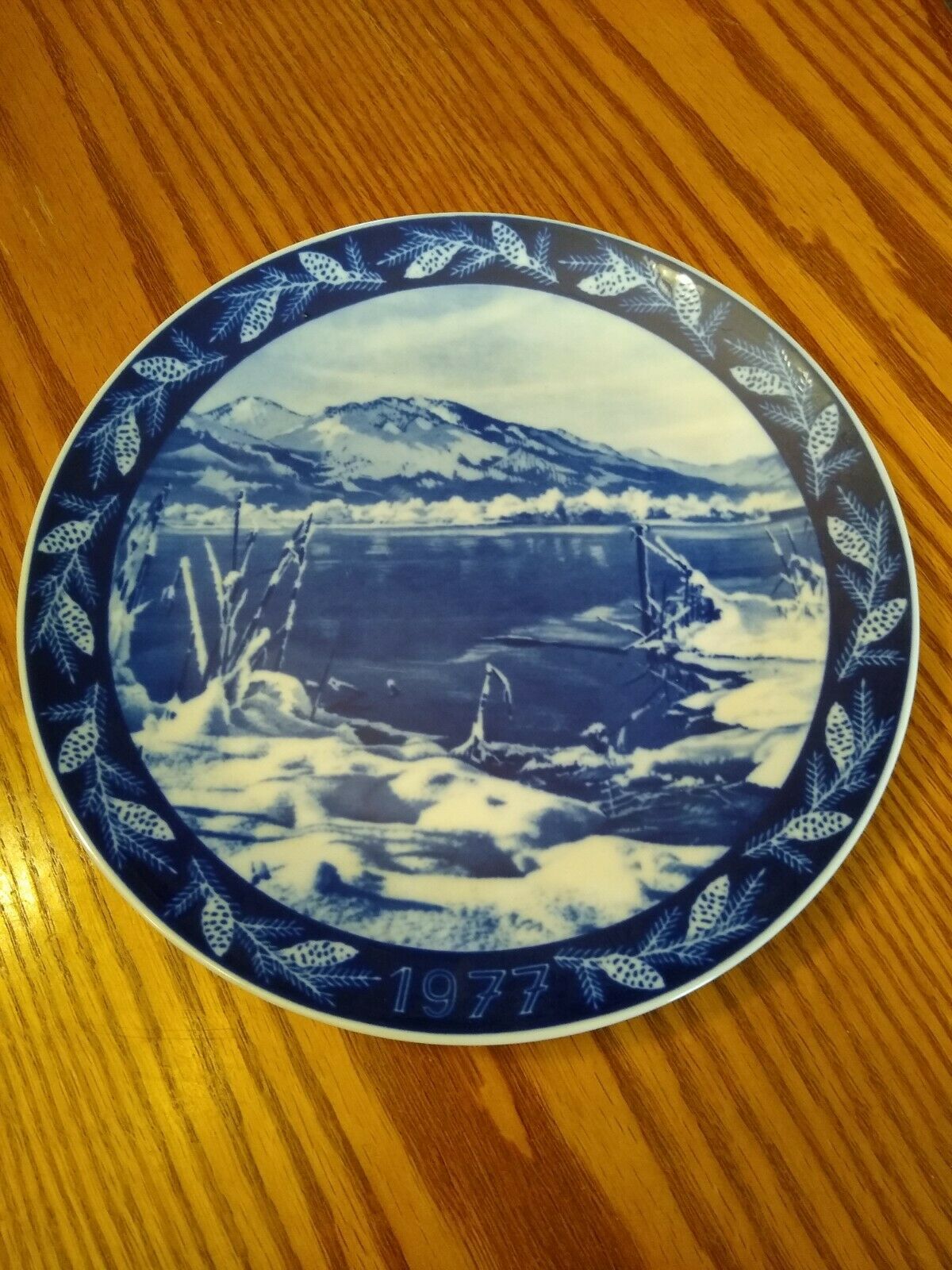 Heinrich Germany Bavarian Echt (authentic & Natural) Kobalt Plate 1977