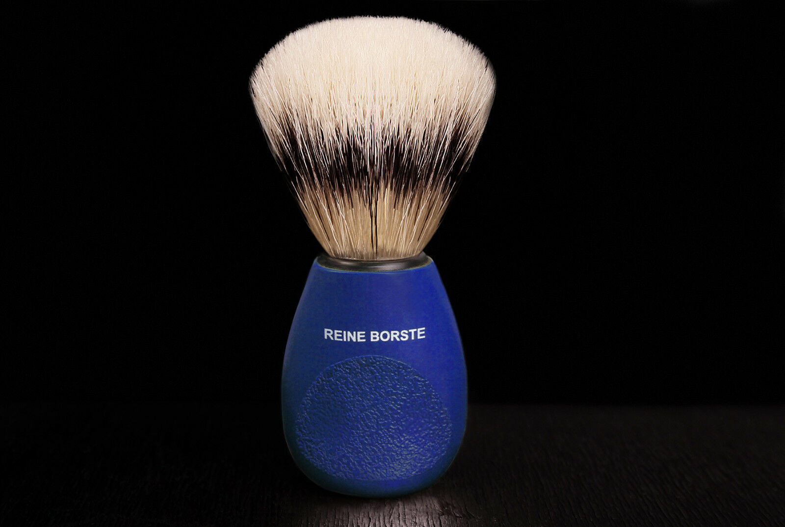 Men's Shaving Brush Hair For Men Father Gift Handle Razor Barber Tool Blue