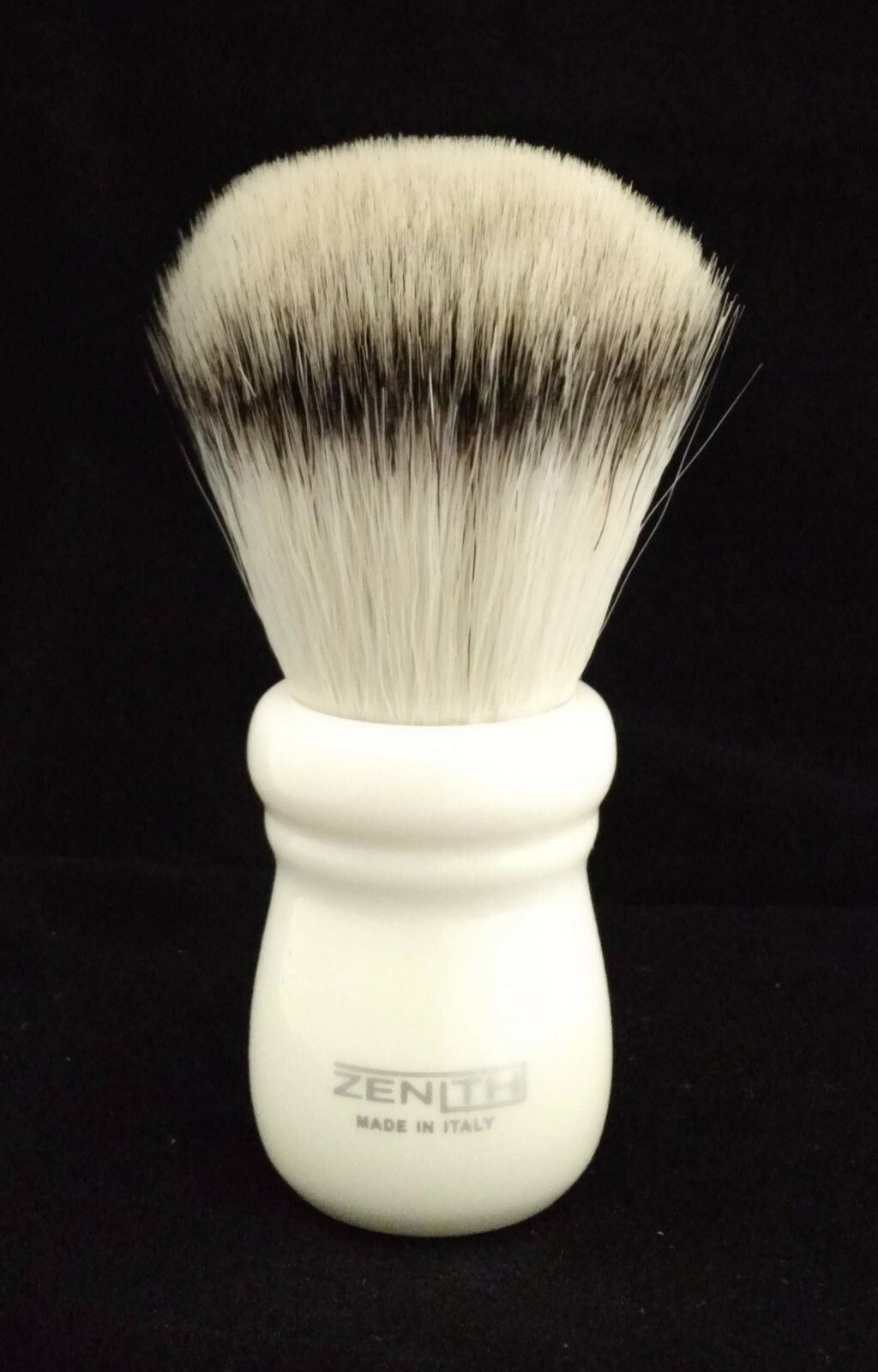 Zenith Ivory Handle Xl Synthetic Shave Brush. 28mm. Made In Sicily. S1