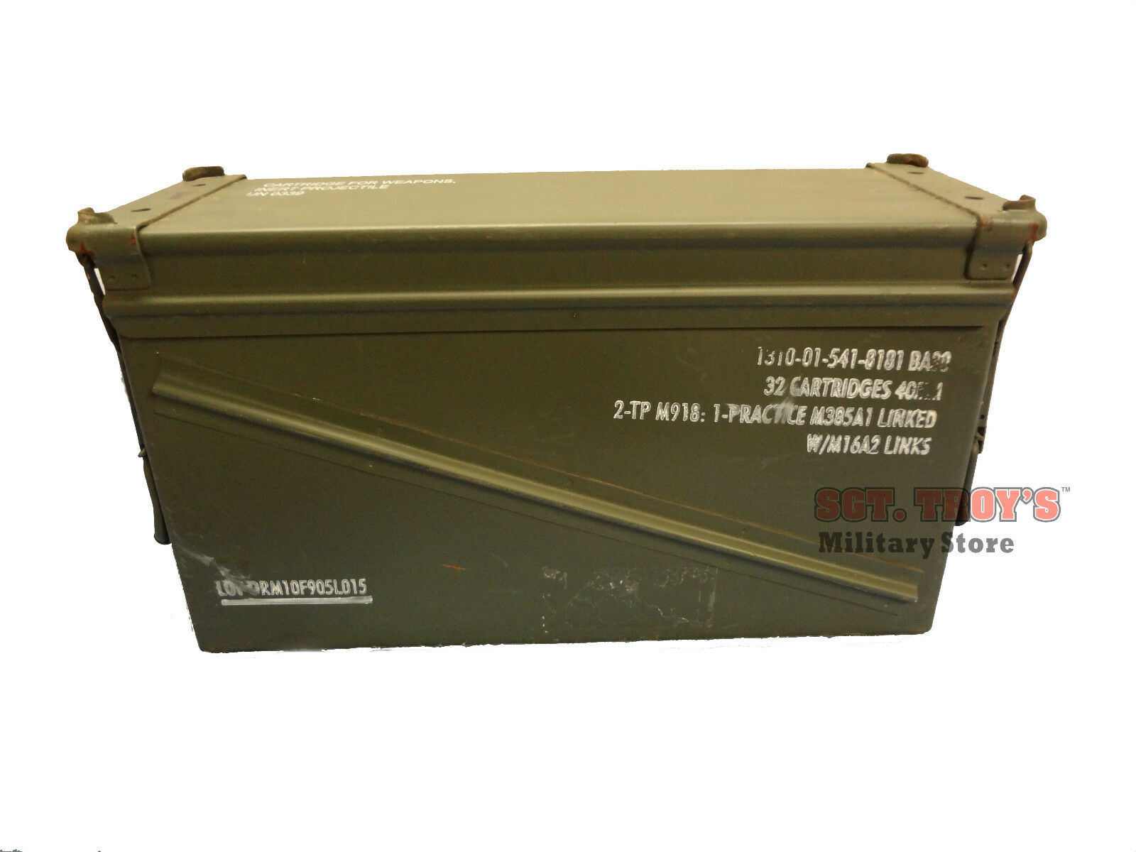 Usgi 40mm Ammo Can Ba 20 100% Steel Large Ammo Can Pa-120 Empty