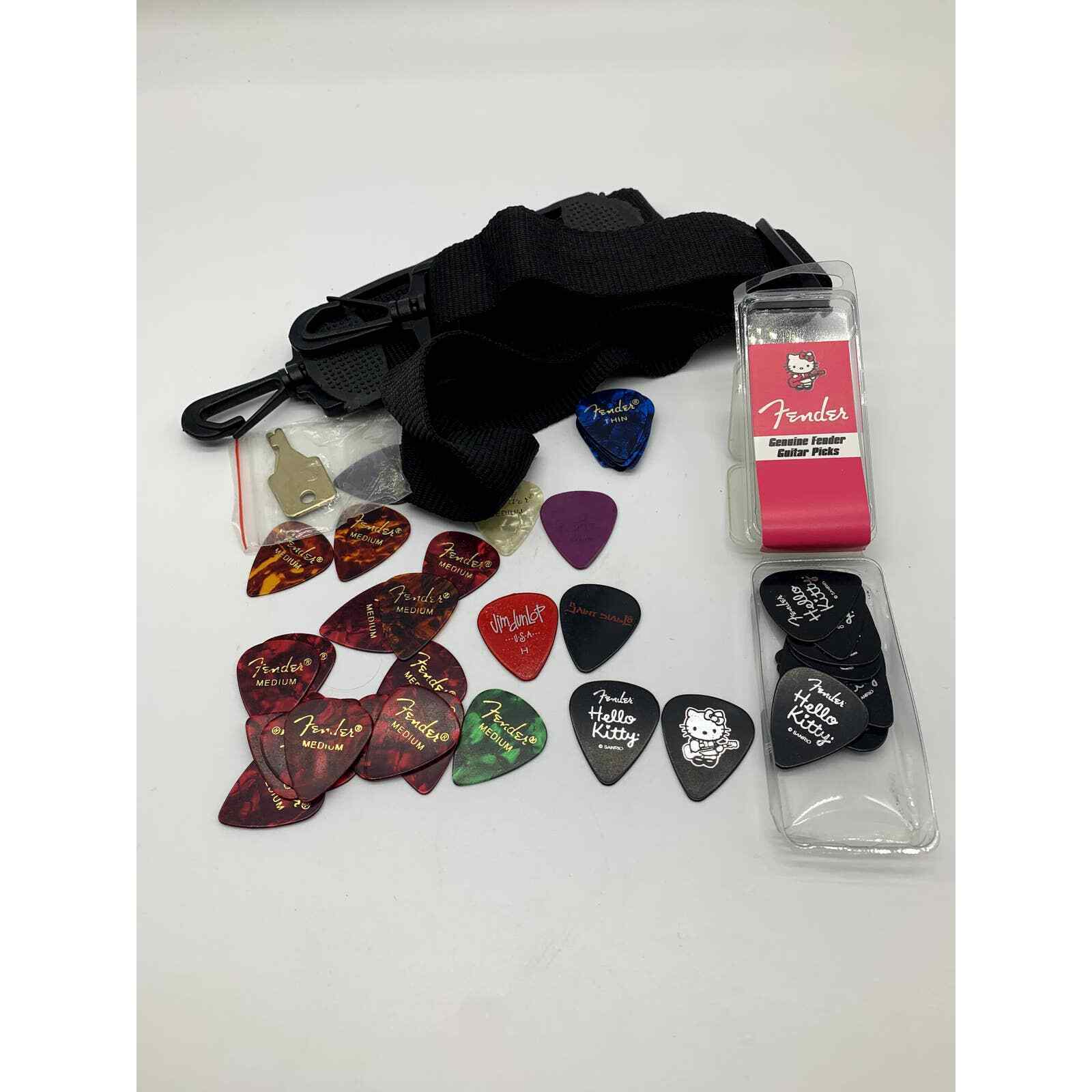 Guitar Lot Of Accessories Hello Kitty Picks