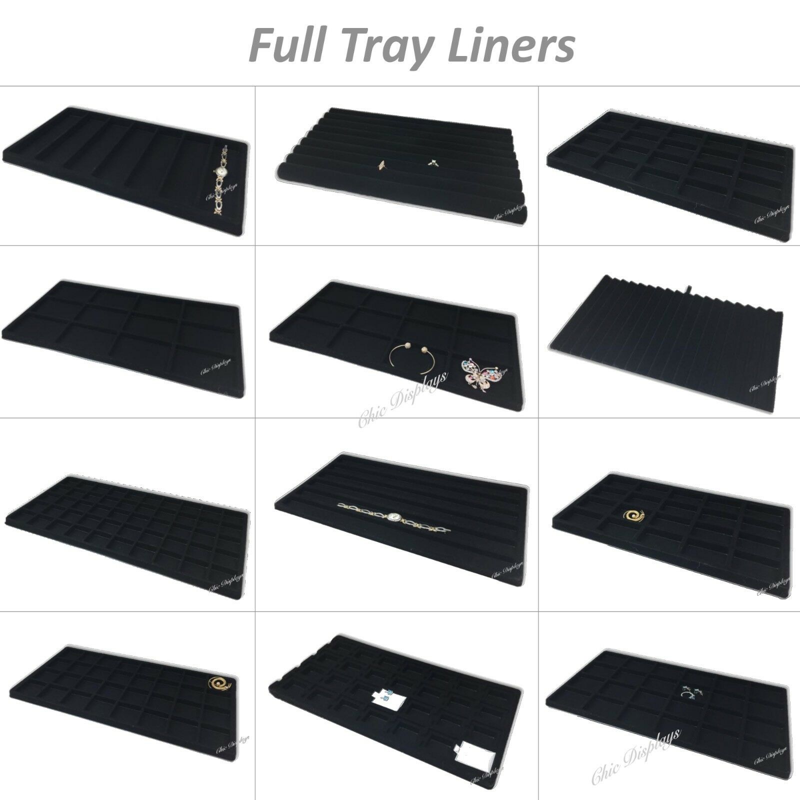 Liners Inserts For Jewelry Case Tray Liners Drawer Liners Display Inserts Lot Of