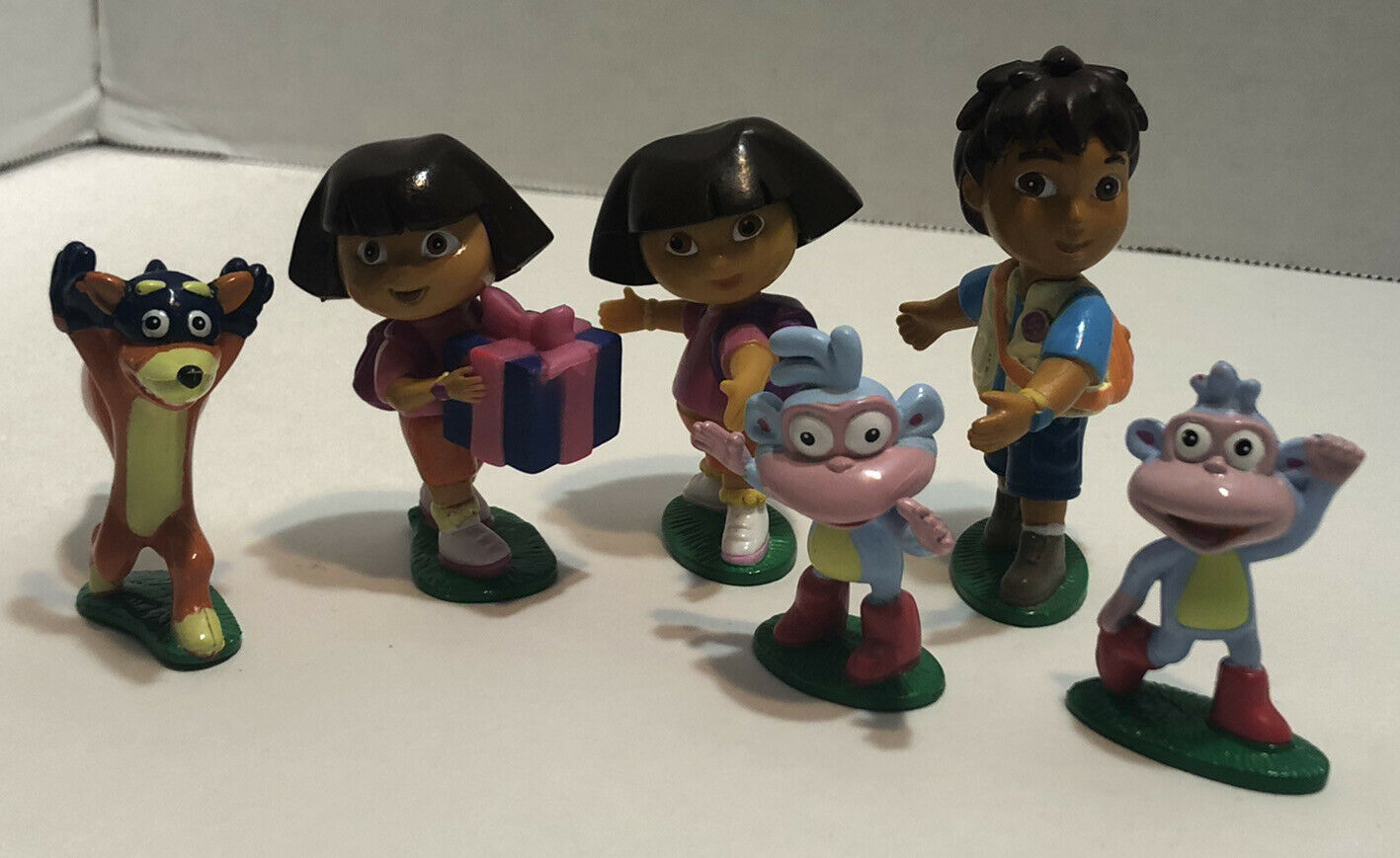 Lot Of 6 Dora The Explorer Diego Cake Toppers 2009