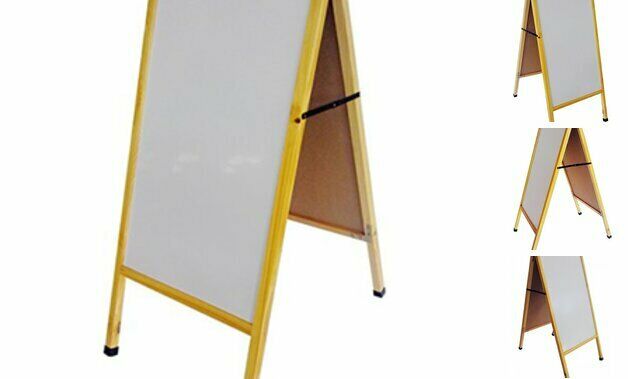 20 X 40" A-frame White Board Sidewalk Sign Menu Board Dry Erase Board