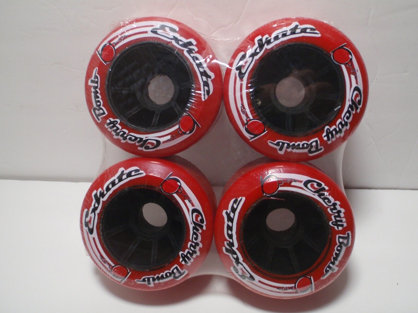 Exkate 82mm Red Cherry Bomb 78a Longboard Wheels Pack Of 4 Nip Skateboard