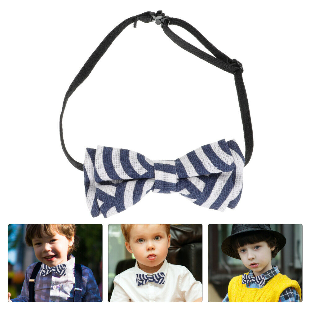2pcs Practical Adorable  Adjustable Children's Bowtie Neck Tie For Wedding