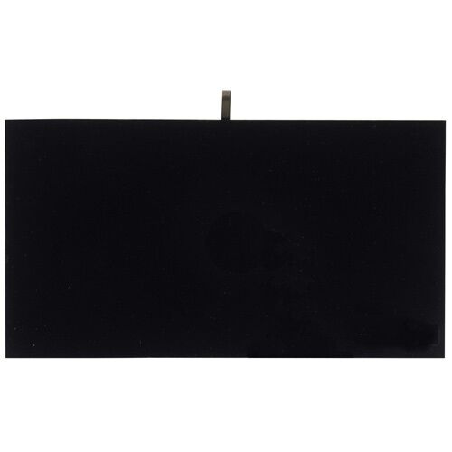 1 Black Velvet Flat Pad Jewelry Display Case Tray Liner Insert 14 1/8" X 7 5/8"
