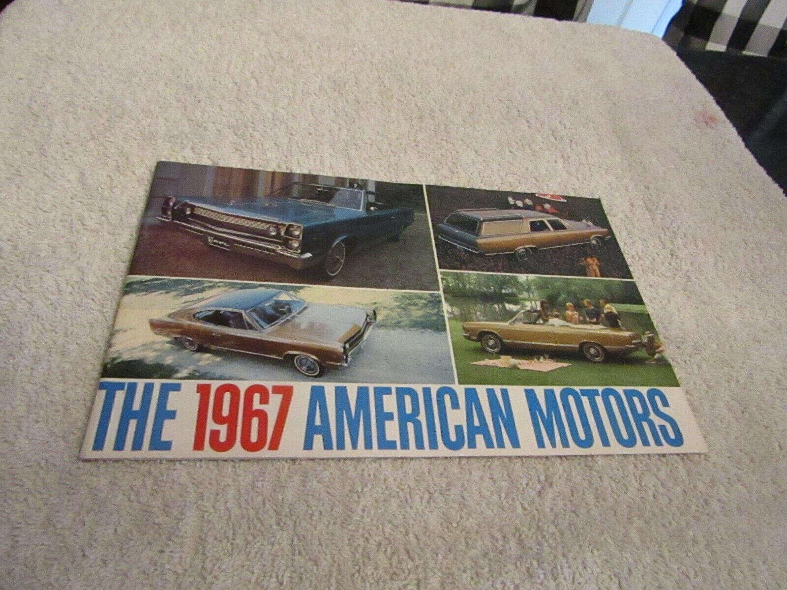 Vintage 1967 American Motors Amc Full Line All Models New Car Sales Brochure Nos