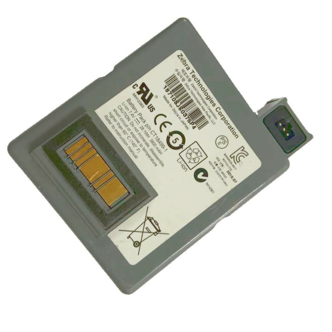 Battery Ct18499 For Zebra P4t Label Thermal Printer 3800mah