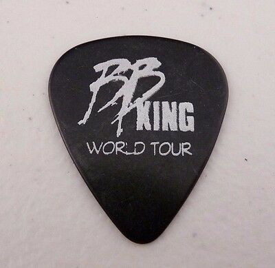 Bb King King Of The Blues Music Black Signature World Tour Guitar Pick Lucille