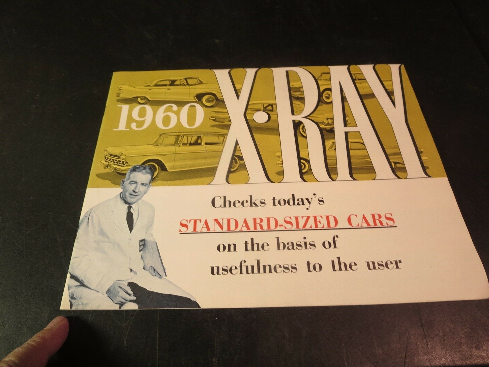 Original 1960 Amc X-ray Standard Sized Cars Sales Brochure