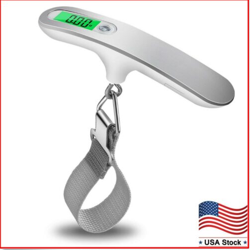 Portable Travel Lcd Digital Hanging Luggage Scale Electronic Weight 110lb/ 50kg