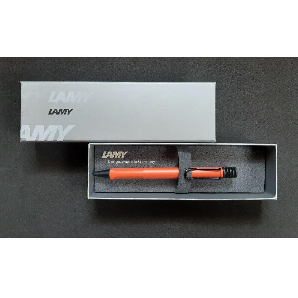 Lamy Safari Ballpoint Pen Terra Red With Box Unused Free Shipping From Japan