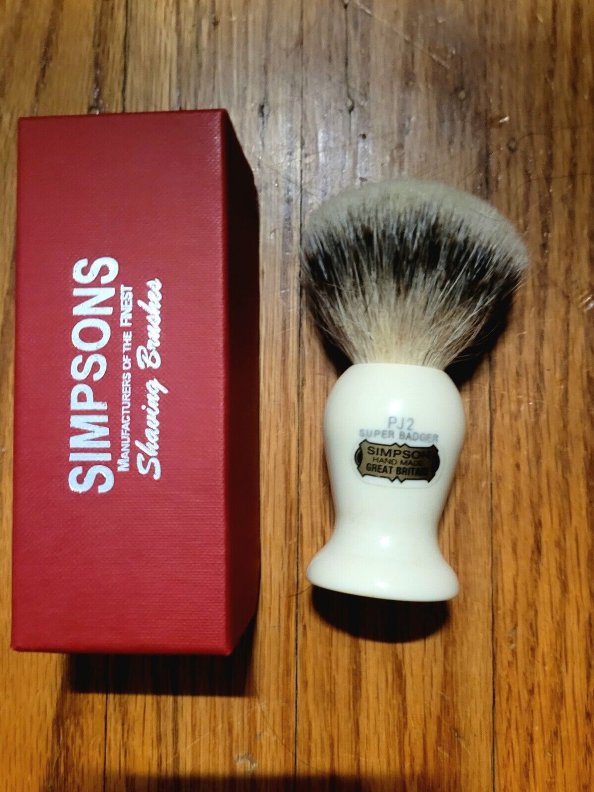 Simpsons Persian Jar 2 Pj2 Super Badger Shaving Brush, 20mm