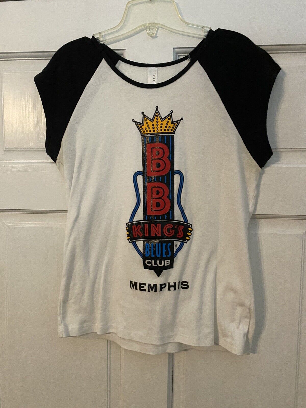 Girl’s Youth B.b. King’s Blues Club Shirt, Xl, White, Cotton