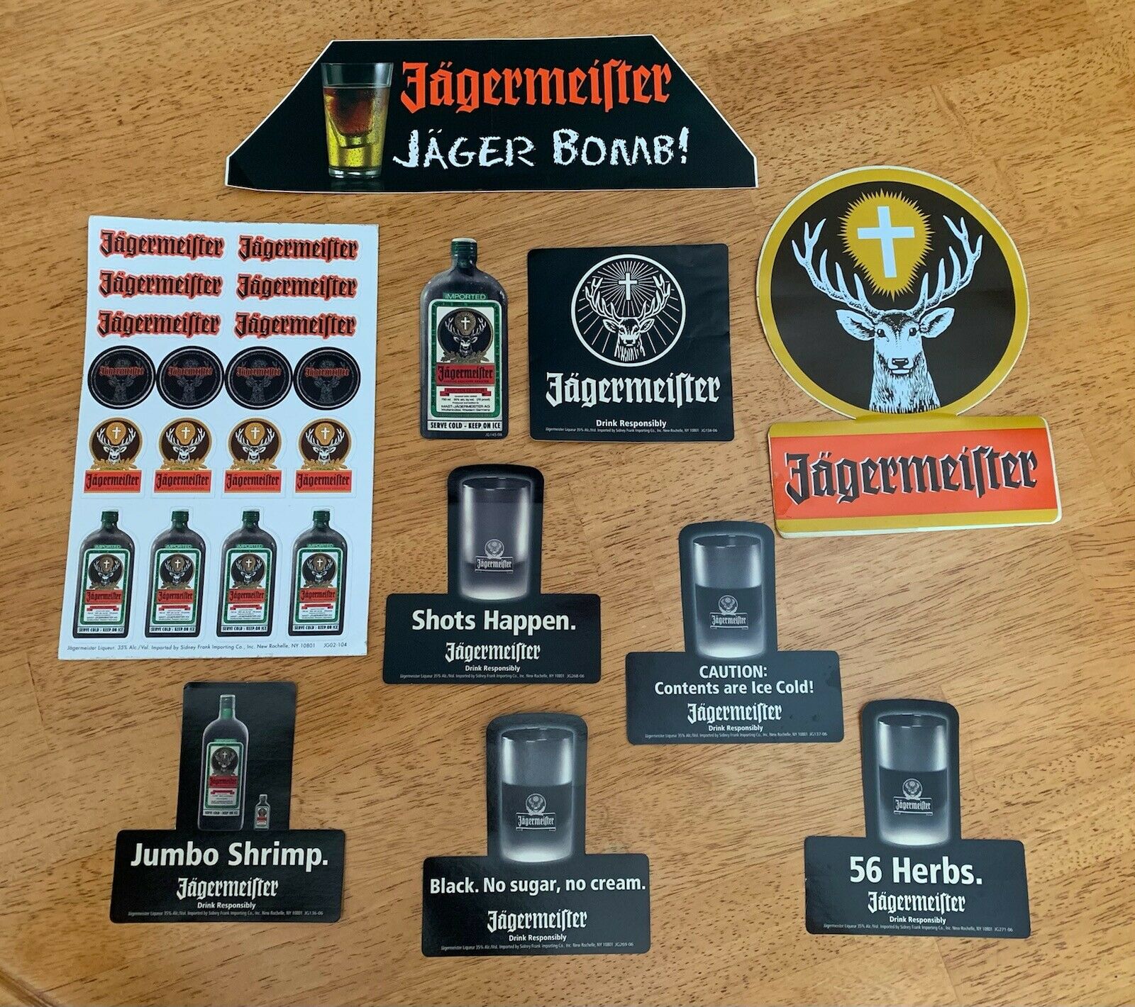 Jägermeister Stickers " Assorted"