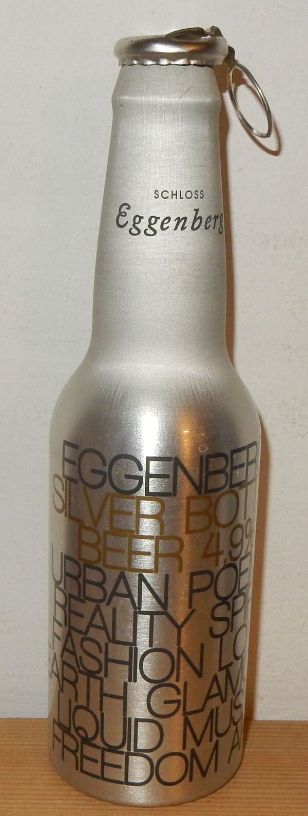 Eggenberg Aluminium Bottle Can From Austria (33cl) Empty !!